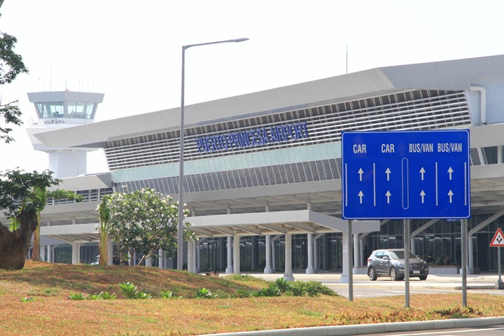 The terminal building at Puerto Princesa International Airport.