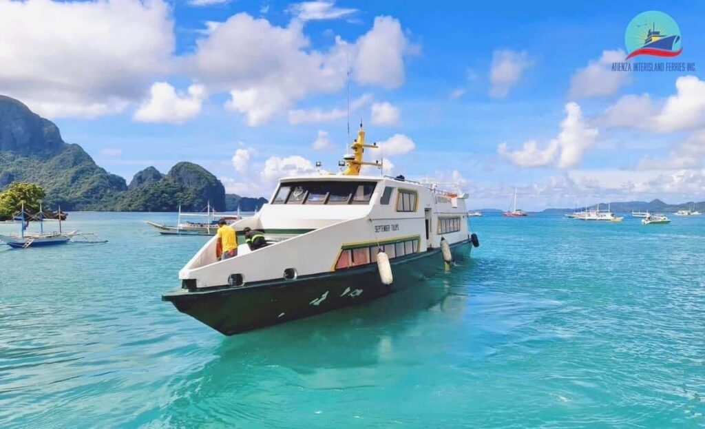 A passenger ferry on the El Nido to Coron crossing.